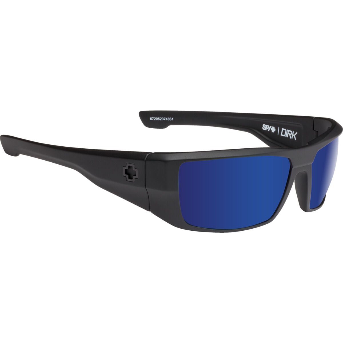 DIRK, Matte Black-Happy Bronze Polar with Blue Mirror, hi-res image number null